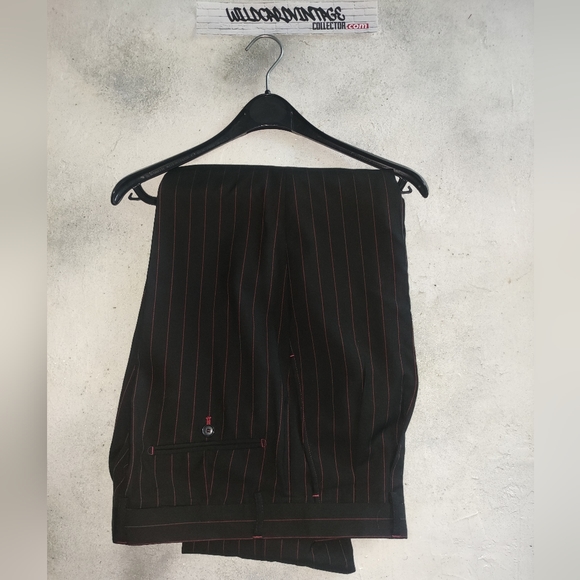 Men’s black with Red pinstripe Zoot Suit Size 42R - Picture 8 of 12